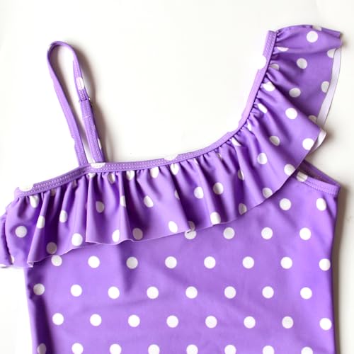 Image of Polka Dot Girls Kids Bathing Suits Adjustable Swimsuits (FBA)