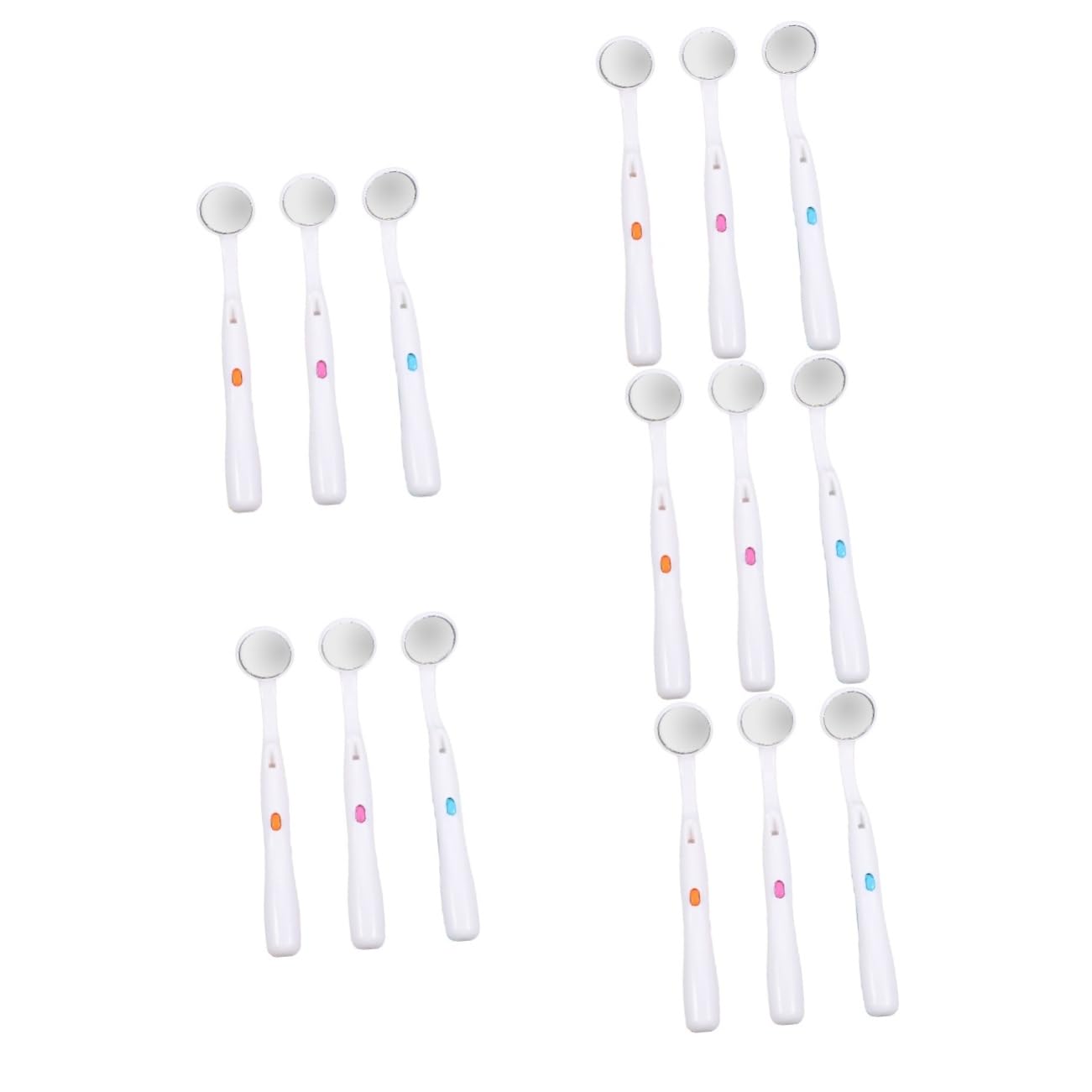 GLEAVI 15pezzi Specchi Dentista Con Led Per Ispezione Orale Per Dei Colori Portatile Per