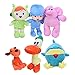 Kuscheltier 6 Stück/Set Pocoyo Plüschtier Pocoyo Elly Pato Nina Schläfriger Vogel Kuscheltiere Weiche Puppen Pocoyo Freunde Weihnachten Für Kinder