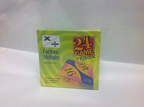 24 GAME Factors/Multiples juego de mesa educativo