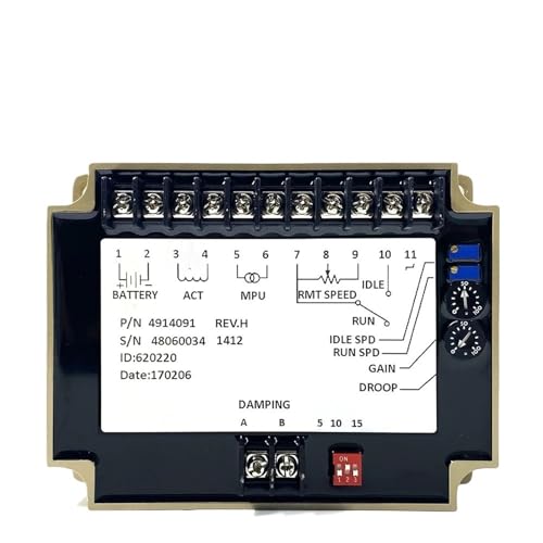 Gobernador generador 4914091 placa de control velocidad anti vibración