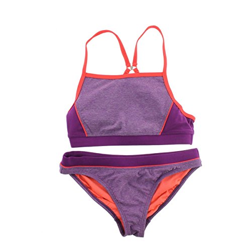 Speedo Women's Heathered Clipbacktwo Piece Swimsuit