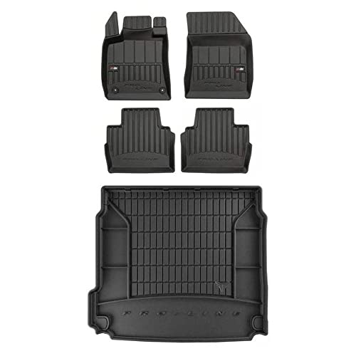 Tapis de sol Peugeot 508 II et coffre SMK en caoutchouc sur mesure pour modèles depuis 2018