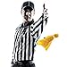 BBTO Referee Costume Accessories Referee Hat and Whistle Penalty Flag Hats for Men Women Football(2 Sets)