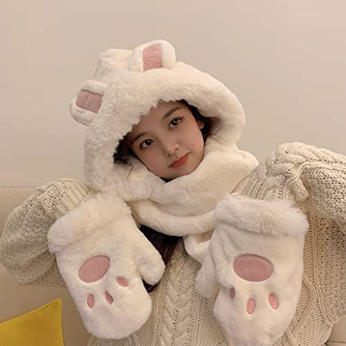 Sombrero bufanda conjunto para niñas y adolescentes ideal como regalo de navidad 2