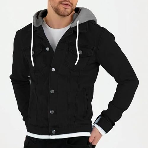 Hoodies for Men Lightweight Mens Autumn And Winter Fashion Casual Solid Color Windproof Sports Long Pullover2