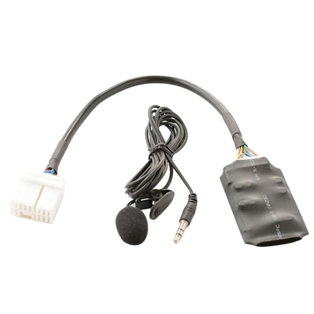 12V Bluetooth AUX Adapter for Honda Accord Civic CRV Odyssey with Hands-Free Calling, A2DP Music Playback and Steering Wheel Control