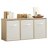 アイリスオーヤマ 【セット買い】 カラーボックス インナーボックス セット 3段 収納ボックス本棚 ナチュラル CX-3 インナーボックス 横置き ホワイト FIB-27R