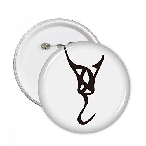 Badge bouton wan os chinois lot de 5pcs cadeau original et esthetique