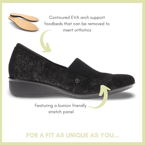 Image of Revere Naples Women's Stretch Loafers - Comfortable Bunion-Friendly Design with Arch Support and Custom Fit