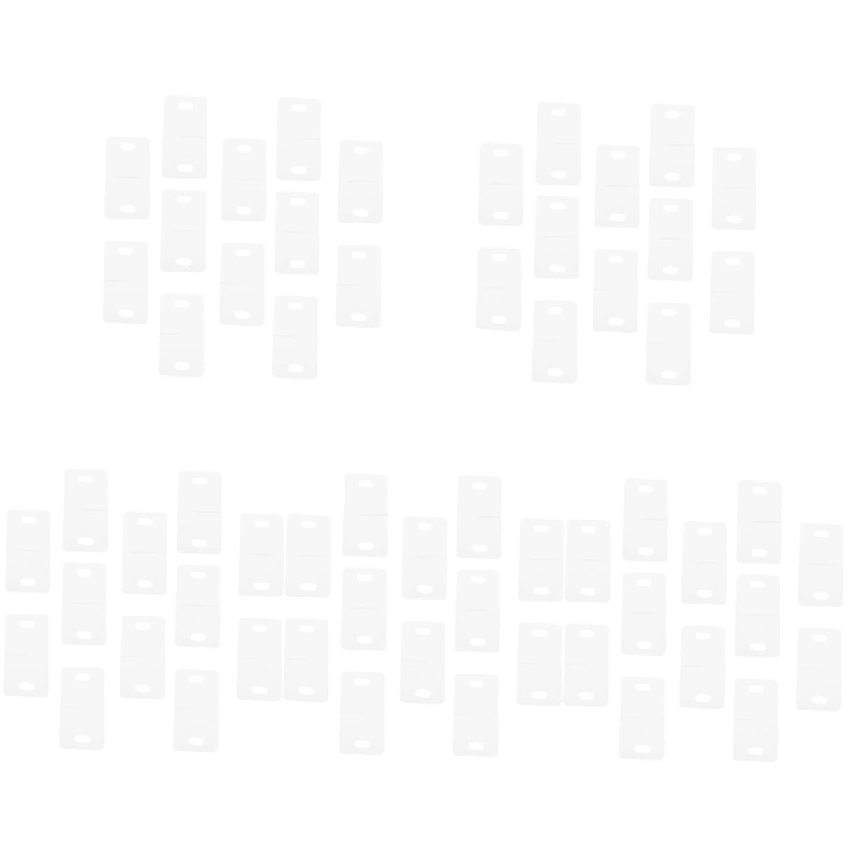 Cabilock 60pcs Horizontal Blind Repair Slats Self-Adhesive Tabs for Window Blinds Easy to Install Curtain Parts to Restore Functionality and Appearance