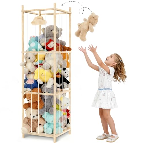 Stuffed Animal Storage Large Capacity Organizer, Soft Toy Storage...