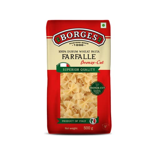 See full amazon price history chart for Borges Farfalle Durum Wheat Pasta - 500 Gram Borges Farfalle Durum Wheat Pasta - 500 Gram (B00M91PY6I) Amazon Price History, Amazon Price Tracker