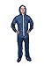 Blue Disposable Polypropylene Coverall with Hood and Boot (3XL, Case Of 25)