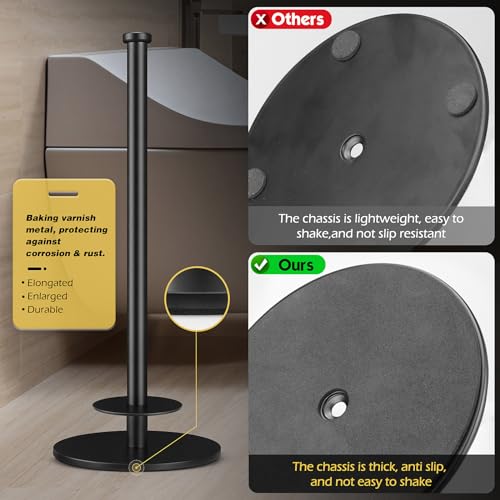 Toilet Paper Holder Stand, Toilet Paper Roll Holder, Toilet Paper Storage Stand, Toilet Paper Holder Free Standing, Tp Holder Stand by HHAOLUDUO - Image 3