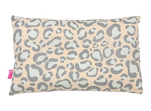 Babykopfkissen Kinderkopfkissen 35x40cm -Öko Tex Standard 100 - inkl. abnehmbarem Bezug aus 100% Baumwolle von Motherhood (Leo apricot)