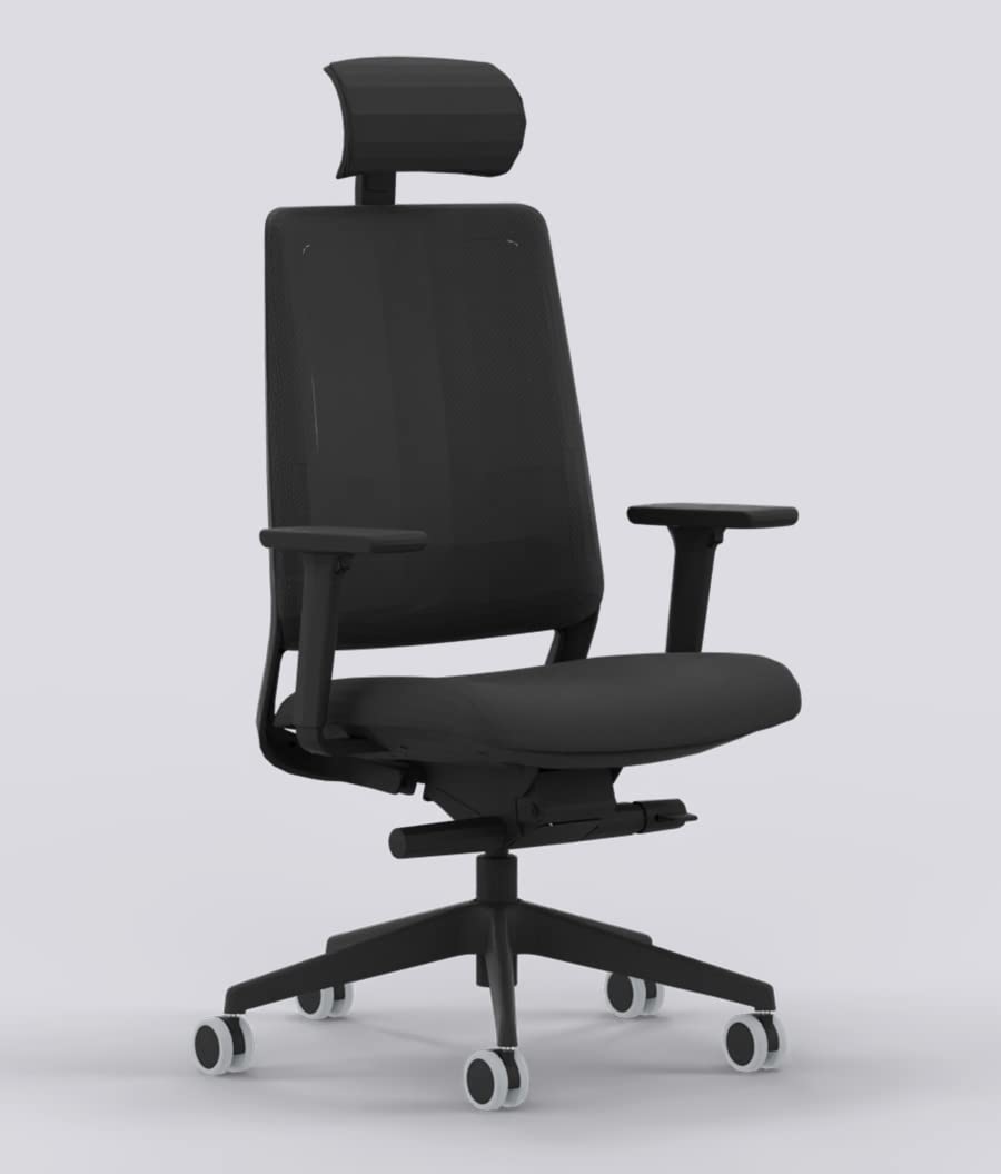Silla de Oficina ergonómica Negra Top Gama Profesional Sense Silla o sillón de Escritorio