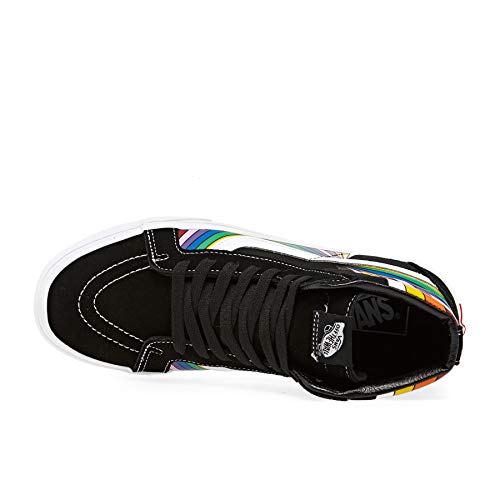 Vans Vans Unisex Sk8-Hi Reissue (Refract) Black/True White/Multi Womens 13.5 / Mens 12