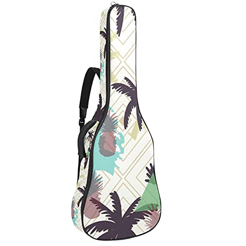 Housse guitare basse imperméable sac transport acoustique classique avec zip