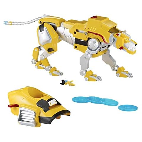 Voltron Legendary Defender Yellow Lion Combinable Action Figure [Fire Armored Disc Launcher] Cover
