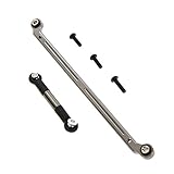 Alloy Steering Link for Axial SCX10 - Grey