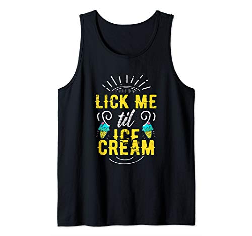 Lick Me Sexual Shirts For Women Funny Adult Humor Gag Gifts Tank Top