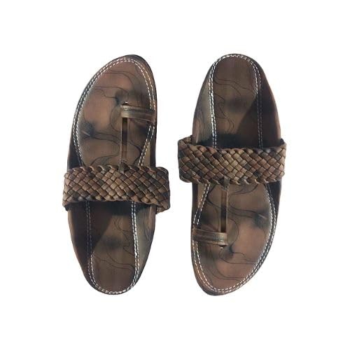 Image of Kolhapuri Style Chappals for Men | Stylish & Comfortable Handmade Slipper, Kolhapuri's Chappal for Mens