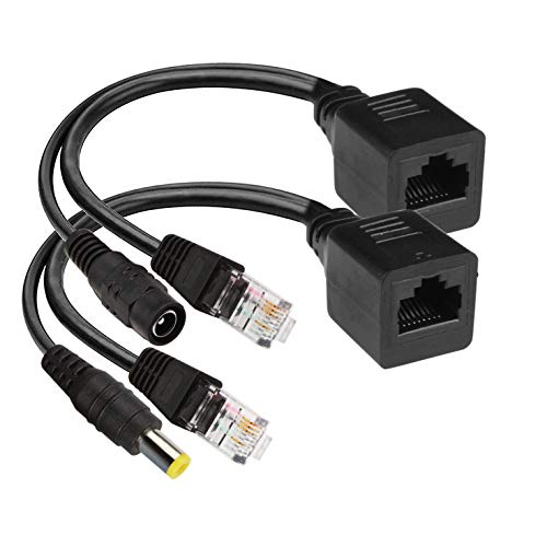 image for TJMD Passive PoE Injector 6 Pairs PoE Splitter Kit Passive PoE Injecto