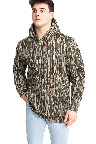 Realtree Men's Original Camo Hunting Fleece Hoodie, Large