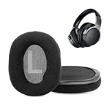 HTINDUSTRY イヤーパッド 交換用クッション Ausdom ANC8 ヘッドフォンイヤーパッド対応 柔らかい生地&高密度フォーム