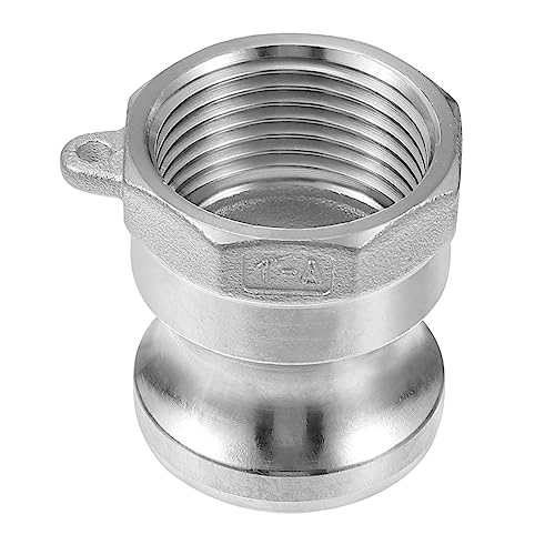 PRETYZOOM 1pc Camlock Gasket Fitting Quick Connect Hose Groove Hose Fitting Adapter