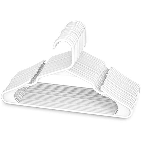 Rtxbvg Perchas de PláStico, Perchas de PláStico para Ropa Uso EstáNdar Diario, Perchas de Ropa (, Paquete de 20)
