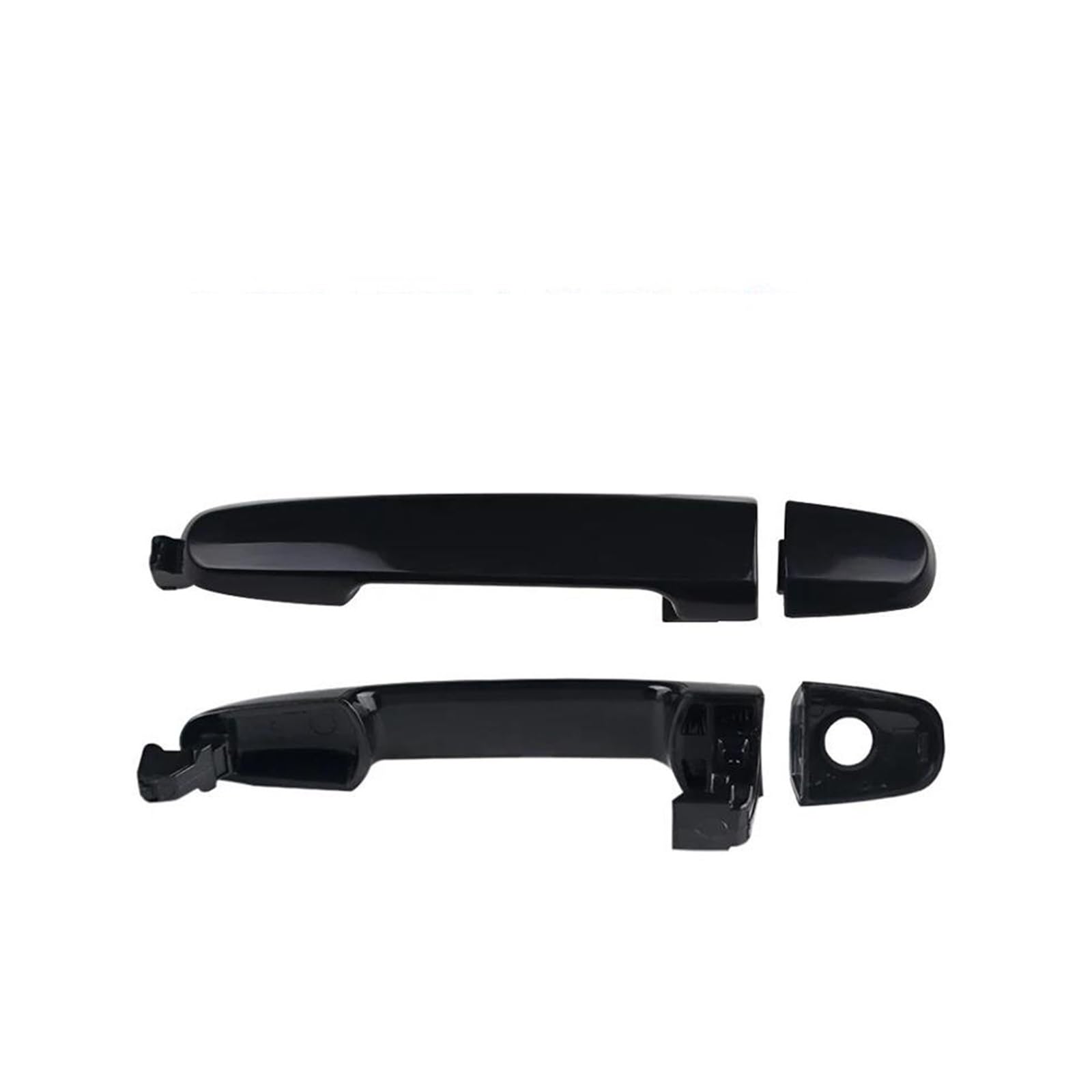 FIXCOR Front Rear Left Right Outside Door Handle for Toyota for Corolla for Matrix for RAV4 for Yaris for Solara for Highlander for Camry Exterior Door Handles(1 Front 1 Rear)