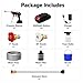 Victoam 21V 1500W Handheld Pressure Washer Kit, Cordless Pressure Washer with 5M Hose & 2 Nozzles, 2 Batteries, High Pressure Washers for Car Patio Garden Cleaning Watering (With Bucket)