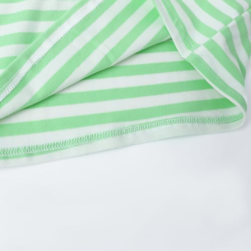 Image of HILEELANG Girls Cotton Short Set Summer 2 Piece Outfit T Shirt Shorts | 100% Cotton, Soft Breathable Fabric, 2 Piece Outfit Set, Elastic Waist, Summer Comfort for Toddler Little Girls