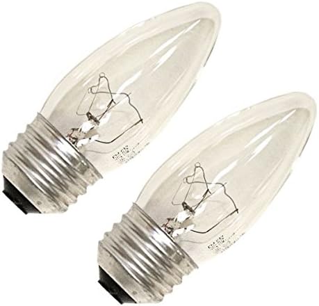 Sylvania 15wb10clrmed2pk Medium Base Decorative Light Bulb, 15 Watts