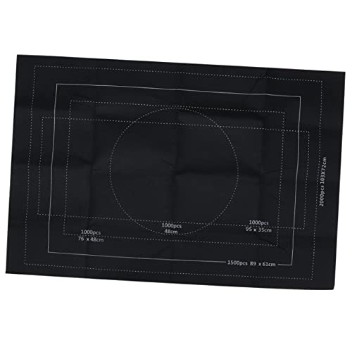 ERINGOGO 2000 Pieces Puzzle Mat 80x118cm Jigsaw Roll Felt Play Mat Portable Puzzle Blanket Inflatable Tube Storage Bag