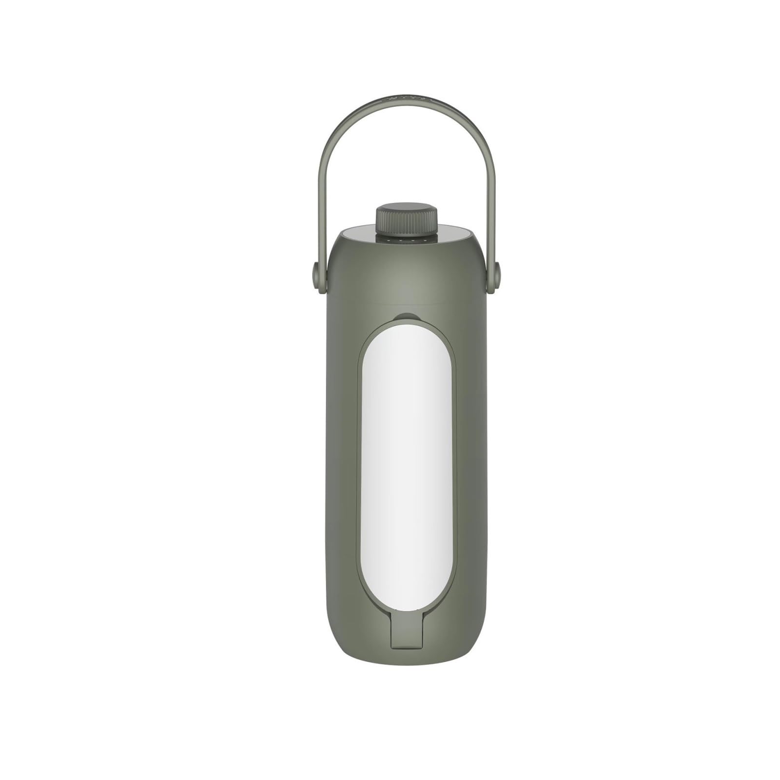 Lanterna Da Campeggio Multifunzionale Power Bank 10000mAh USB-C Ricaricabile 3 Colori Con Regolazione Continua, Pannello Pieghevole Luci Super Luminose(Avocado Green)