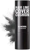 Hair Line Cover Cushion Veronni – Corretivo Capilar Instantâneo para Cabelo, Barba e Sobrancelha – Preenche Falhas, Cobre Fios Brancos, Volume Natural