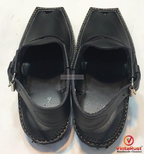 Black Sandals, Gents Shoes, Handmade Peshawari Chappal, Custom Leather Sandals, Modern Leather Sandals, Gift For Him3