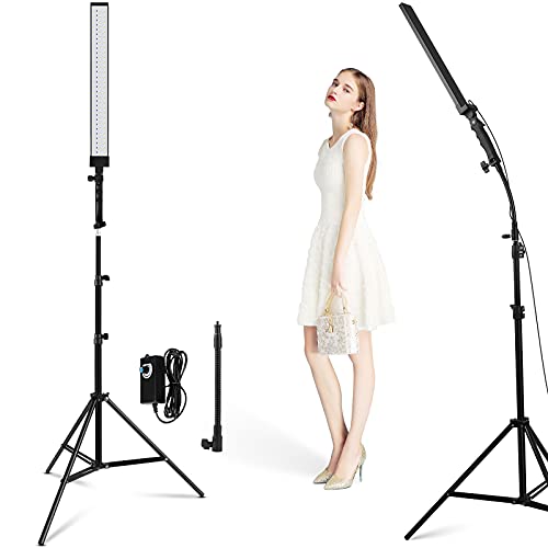 Luz de video LED, Foccalli regulable para estudio de fotografía con tela de 4...