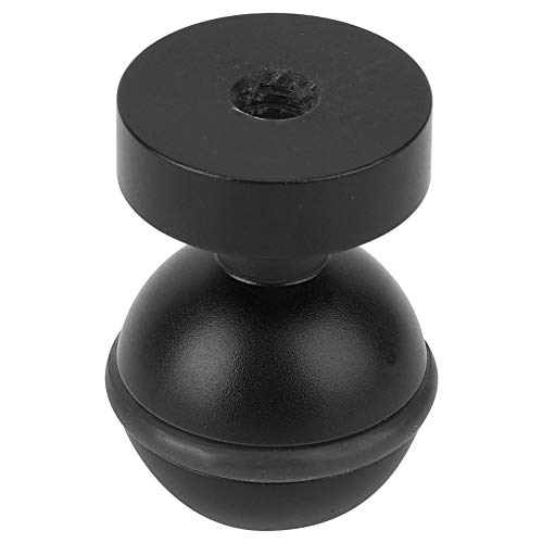 Base MountHot Shoe MountMetal Diving Light Bracket Action Camera Base Hot Shoe Mount 4 Screw Hole MountHot M MountBall Hot Mount (Black)