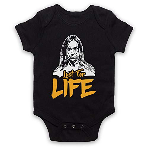 Barboteuse Iggy Pop Lust for Life pour bébé en coton doux
