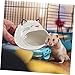 ERINGOGO Ceramic Hamster Nest for Pets Summer Cooling Hideout Safe Pet House for Hamsters and Guinea Pigs Multi Functional Storage Box for Keys and Candy Cute Animal Decor