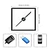 Advertise 3D Hologram Fan, 3d Holographic Projector Advertising Display 3D Animation Video Projector Stereo Floating Advertising Machine Fan ( Blu)