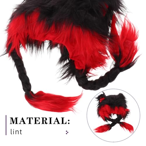 Gorro de peluche suave y cálido con orejas de gato integradas 3
