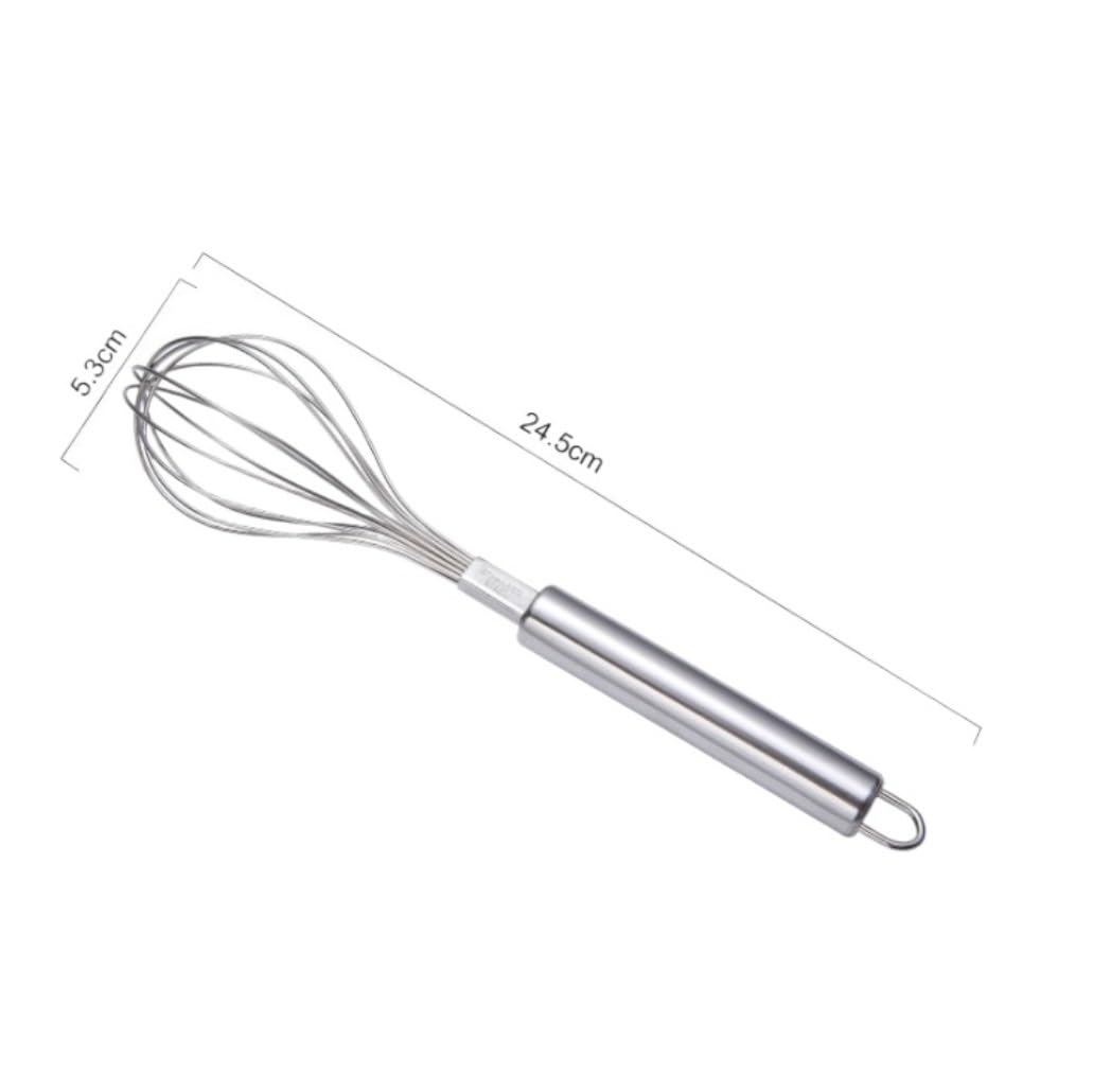 Varillas de Batir para Cocinar Batidor De Leche Y Huevos Manual De Acero Inoxidable, Mezclador De Cocina, Herramientas De Horneado For Mezclar Y Espumar Huevos, Leche, Crema Y Harina Huevos, Espumar,
