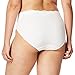Bali Women's Hi-Cut Panties, High-Waisted Smoothing Panty, High-Cut Brief Underwear for Women, Comfortable Underpants, White, 8
