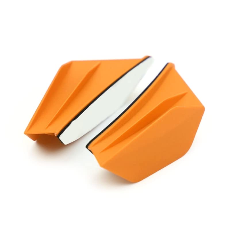 Wingletów Motocyklowych Włókna Boczne Owiewki Wing Winglets motocyklowe Przednia owiewka Spoiler wyścigowy Fairing Wing(Orange)