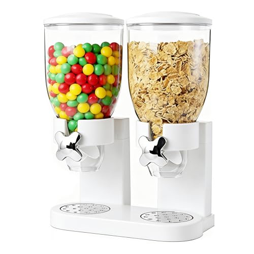 YuLiMirich Cereal Dispenser 2L Luftdichter Müslispender für die Organisation des Küchenvorratsraums Müslispender 2er Set Luftdichte Behälter für Müsli Reis Körner Süßigkeiten Kaffebohnen
